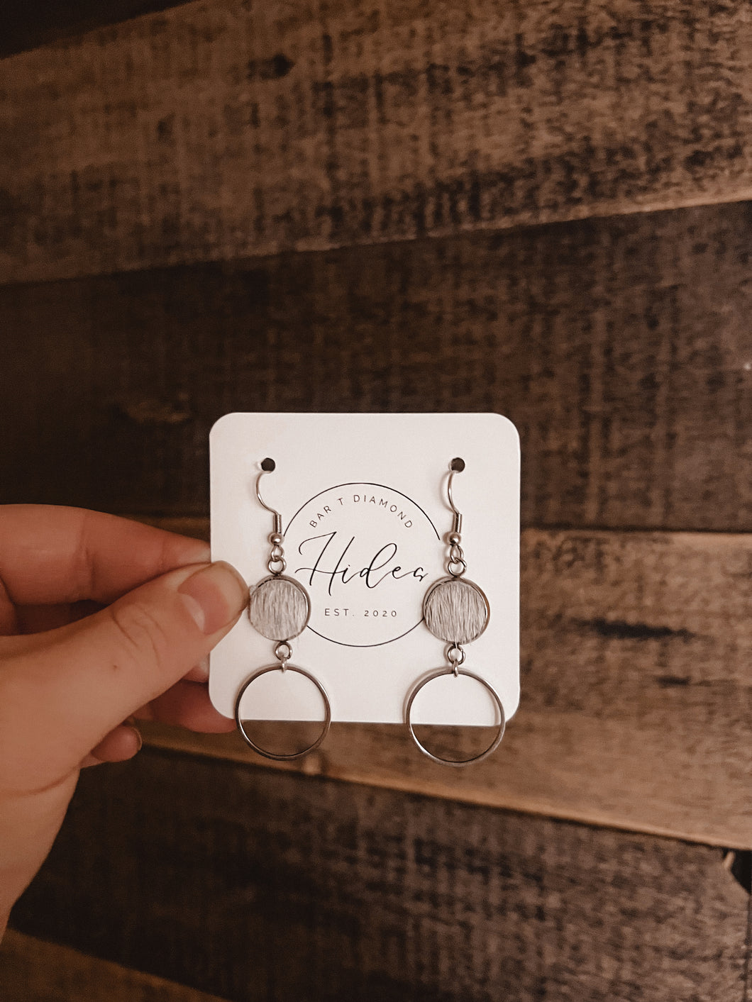 Circle Dangle Earrings