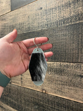 Load image into Gallery viewer, Retro Cowhide BTDH Keychain (Sage Green)
