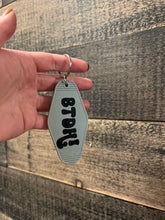 Load image into Gallery viewer, Retro Cowhide BTDH Keychain (Sage Green)
