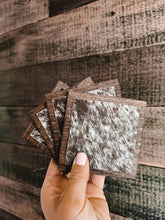 Load image into Gallery viewer, Cowhide Coasters
